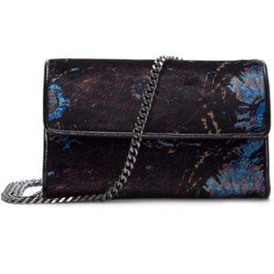 Vince Camuto Crushed Velvet Clutch